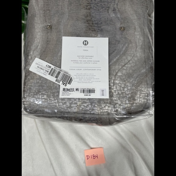 NIB Hotel Collection Terra Full/Queen Duvet Cover‎ - Picture 2 of 12
